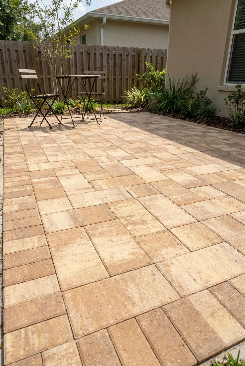 Paver Installation project in Apopka FL