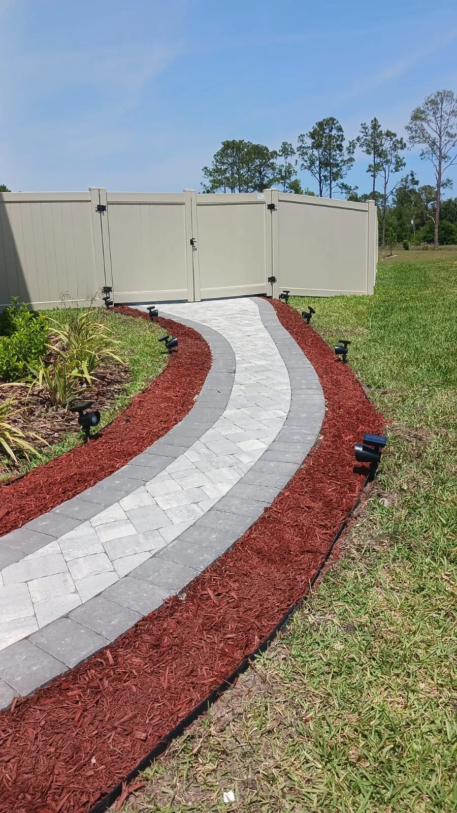 Paver Installation project in Celebration FL